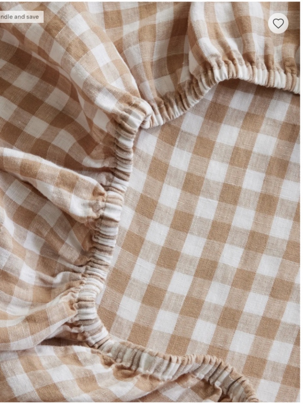 QUINCE European Linen Sheet Set, Queen - Picture 3 of 6
